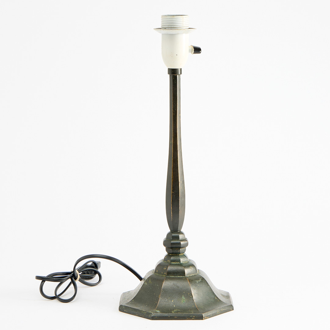 ELIS BERGH. Bordslampa, Herman Bergman, Stockholm, 1920-tal.
