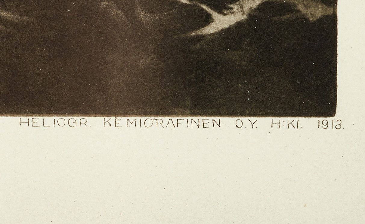 AKSELI GALLEN-KALLELA (Finland, 1907-1931), efter, "Aino legenden". 1914, heliogravyr.