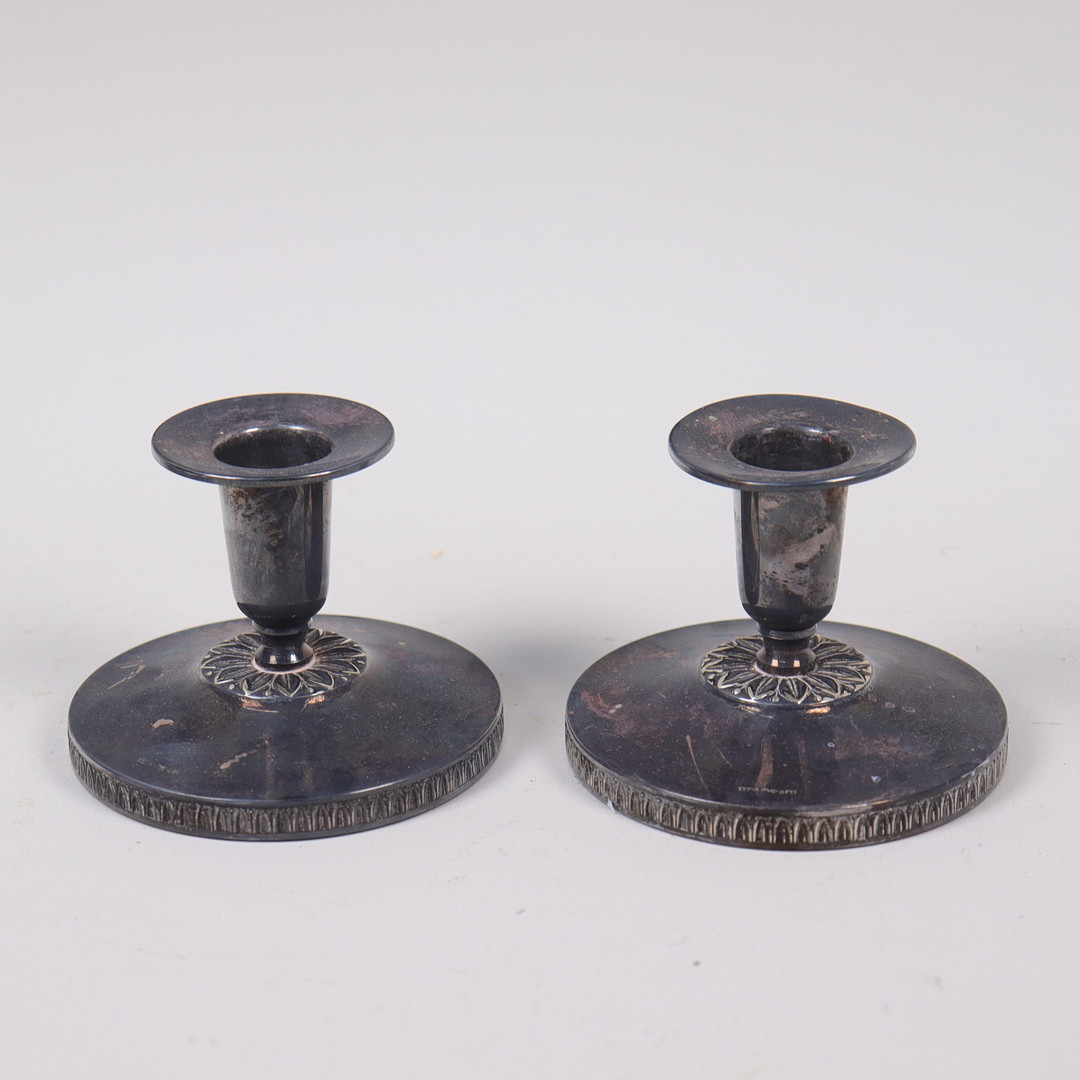LJUSSTAKAR, silver, K&EC, 1960, 1 par.