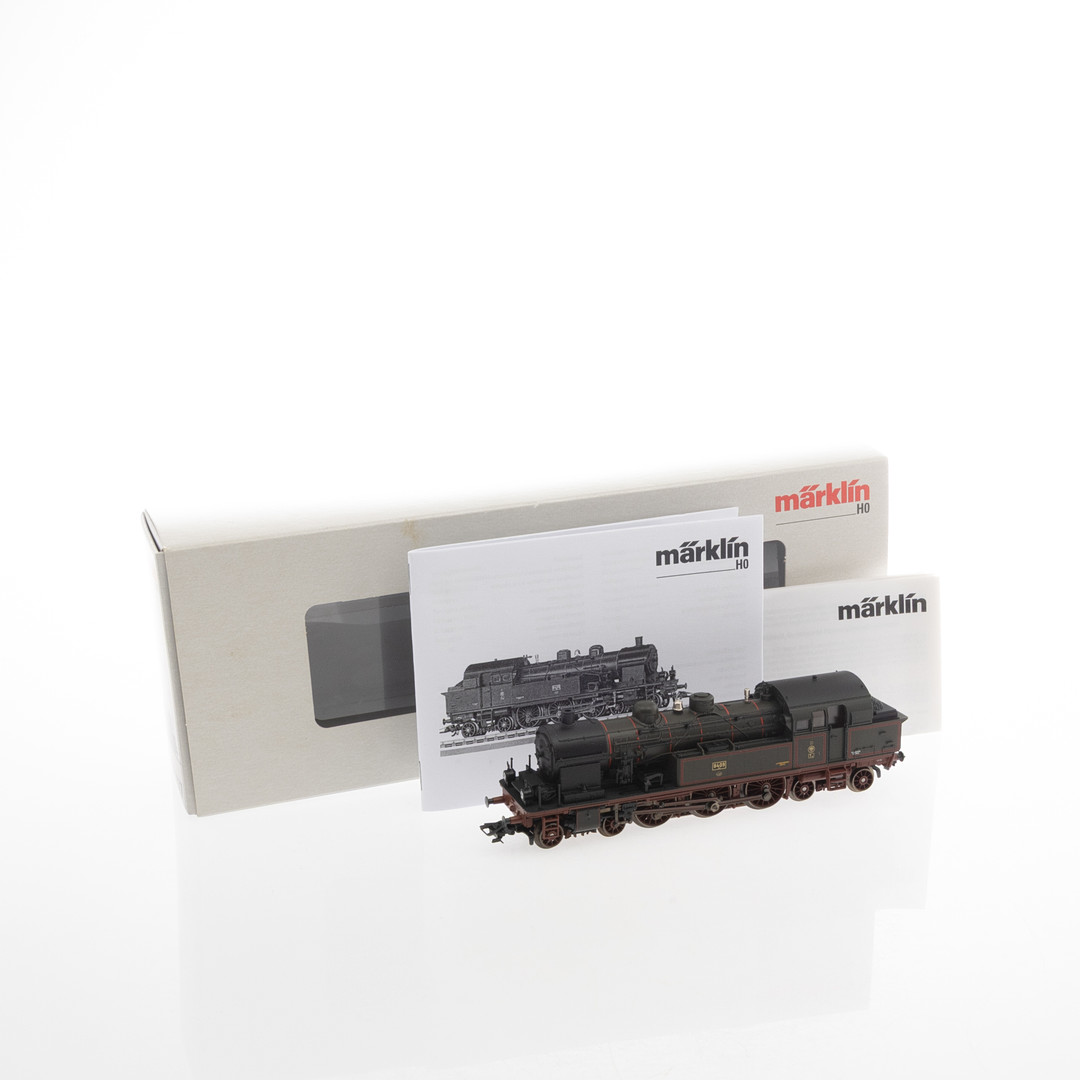 MÄRKLIN. Tenderlok, Königlich Preußische Eisenbahn BR T18 Epoch 1. Modellnummer 37077. HO.