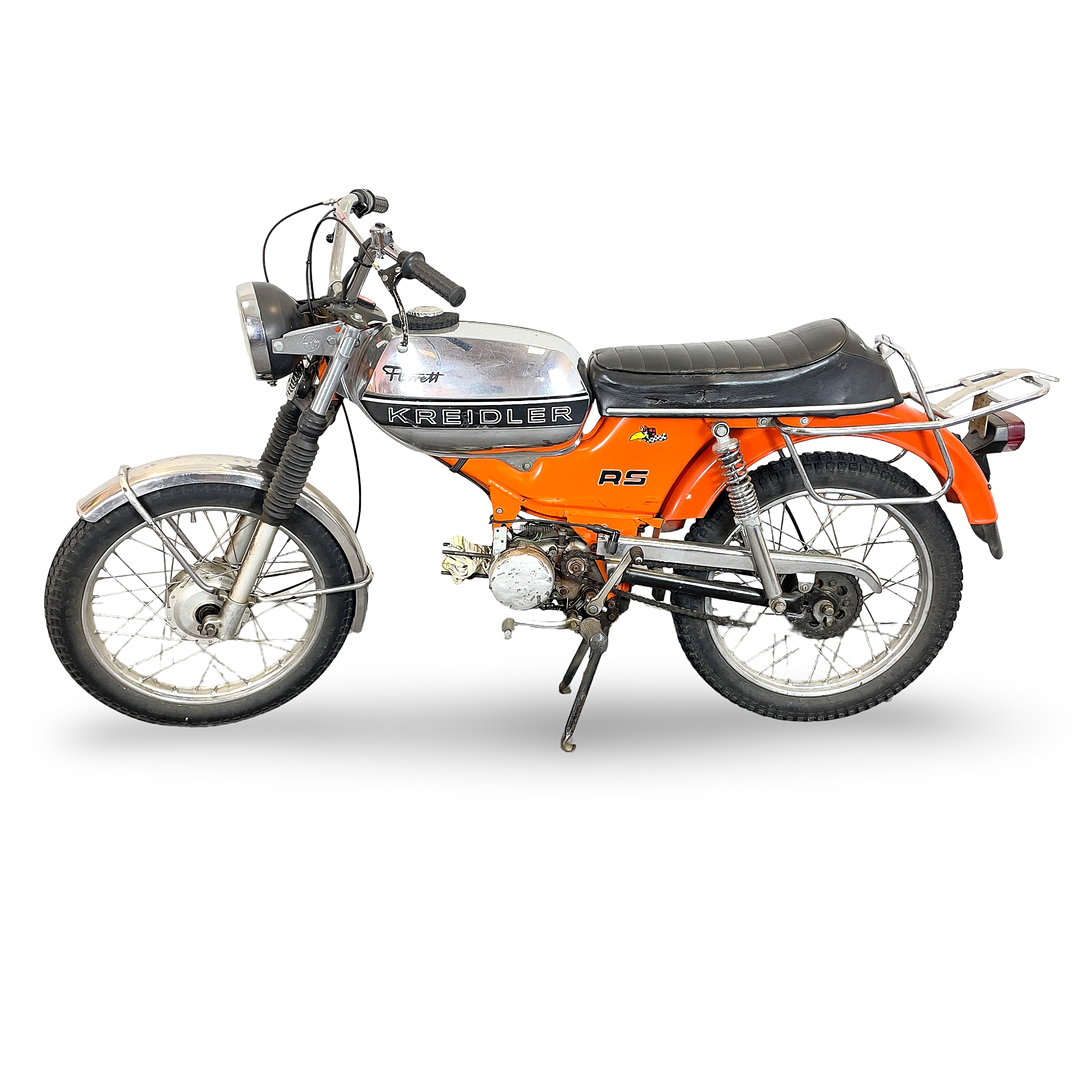 MOPED, KREIDLER FLORETT RS, renoveringsobjekt, 1970-tal.