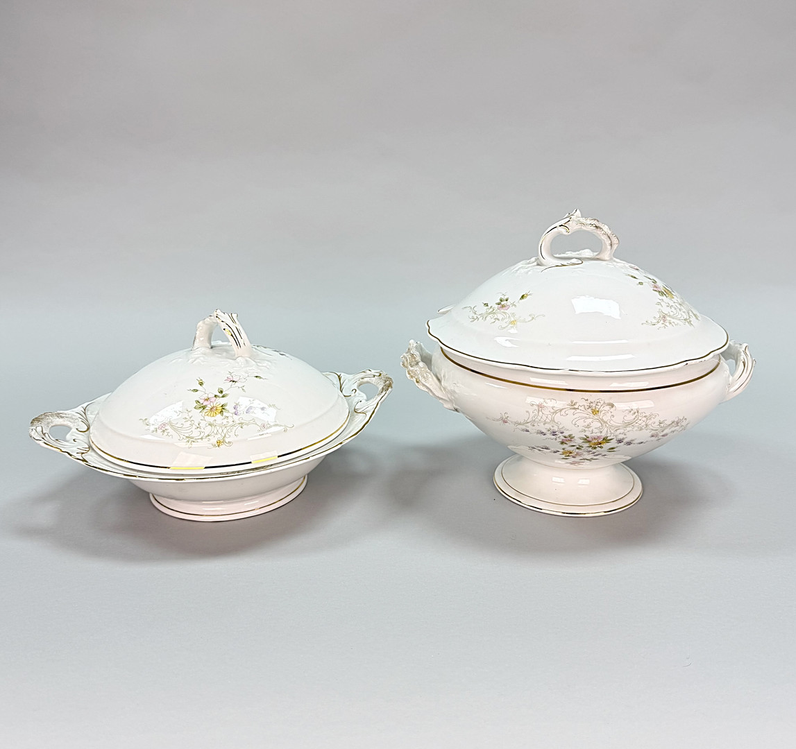 TERIN & SOPPSKÅL, porslin.