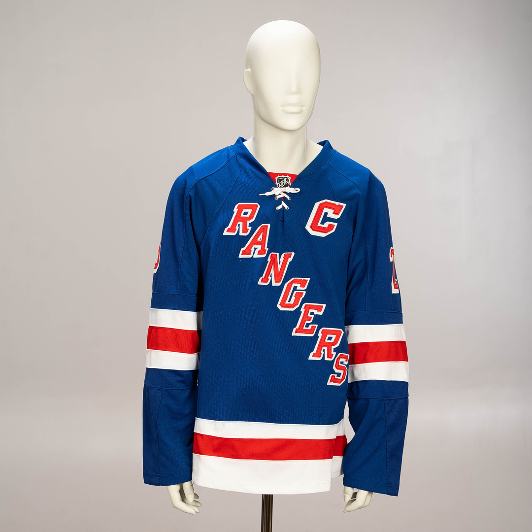 CHRIS DRURY. Hockeytröja, Rangers, Spelarnummer 23, Signerad.