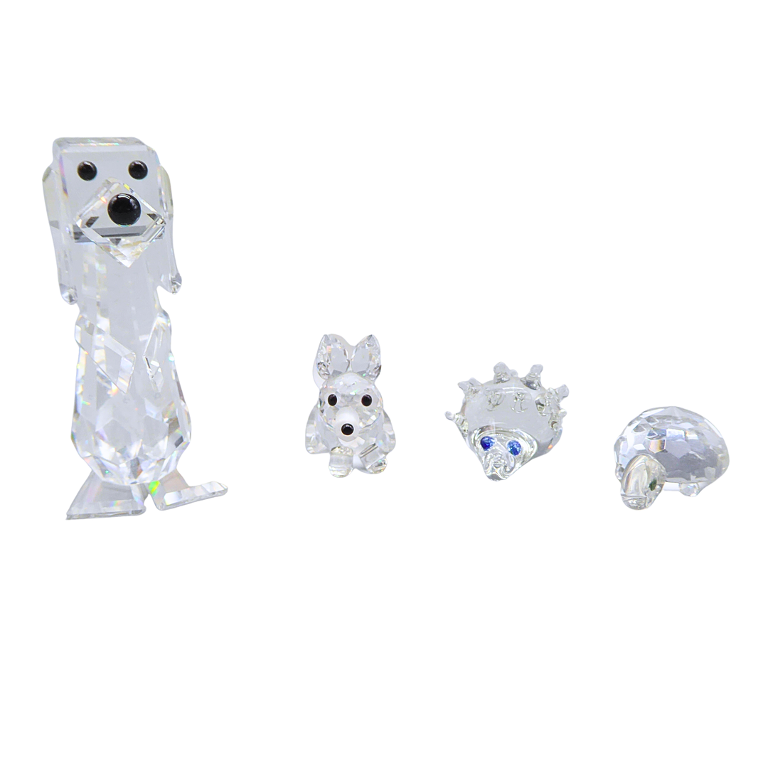 SWAROVSKI TIERFIGUREN KONVOLUT (4-TEILE).