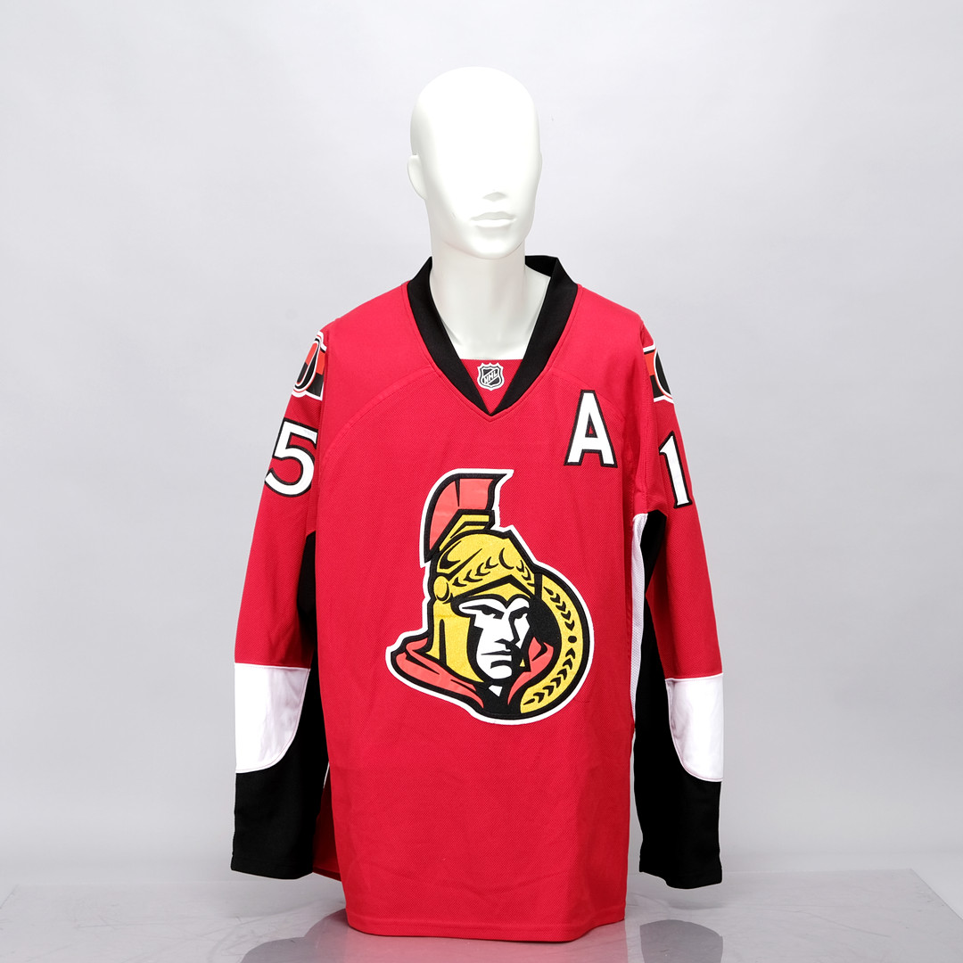 DANY HEATLEY. Hockeytröja, Ottowa, Spelarnummer 15, Signerad.