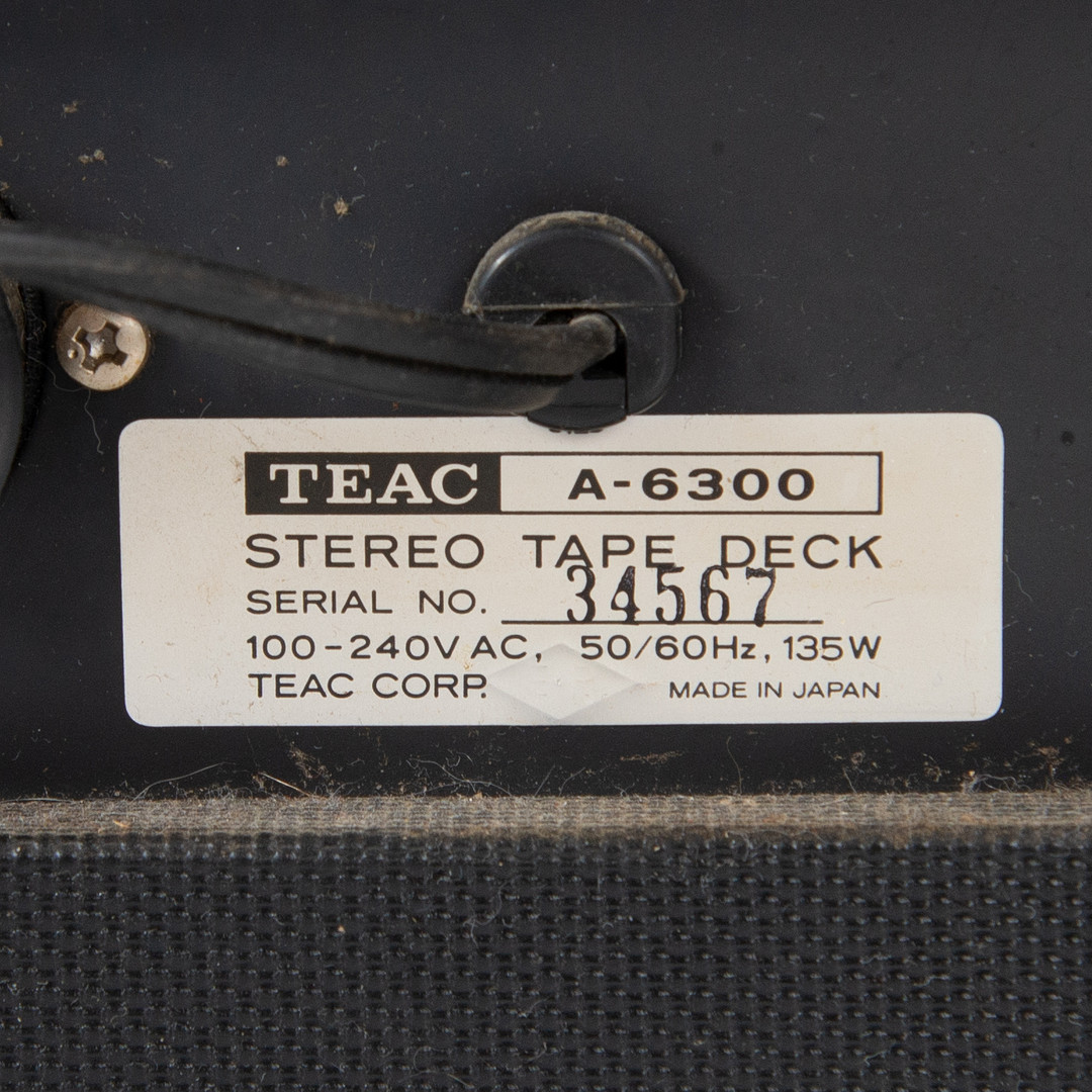 RULLBANDSPELARE, TEAC A-6300.