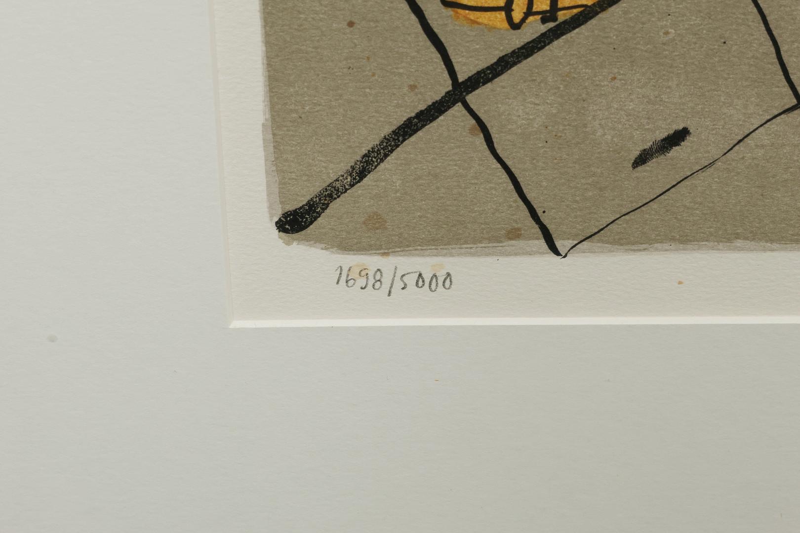 MADELEINE PYK. färglitografi, signerad och numrerad 1698/5000.