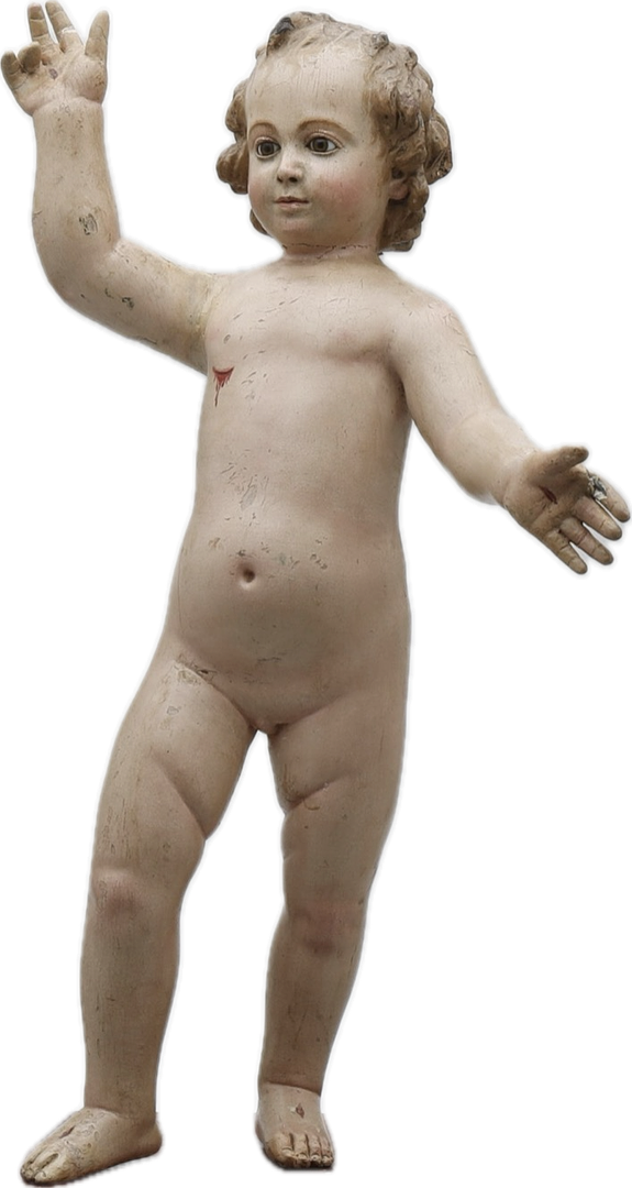 SPANISH SCHOOL OF THE 18TH CENTURY. Niño Jesús bendiciendo.