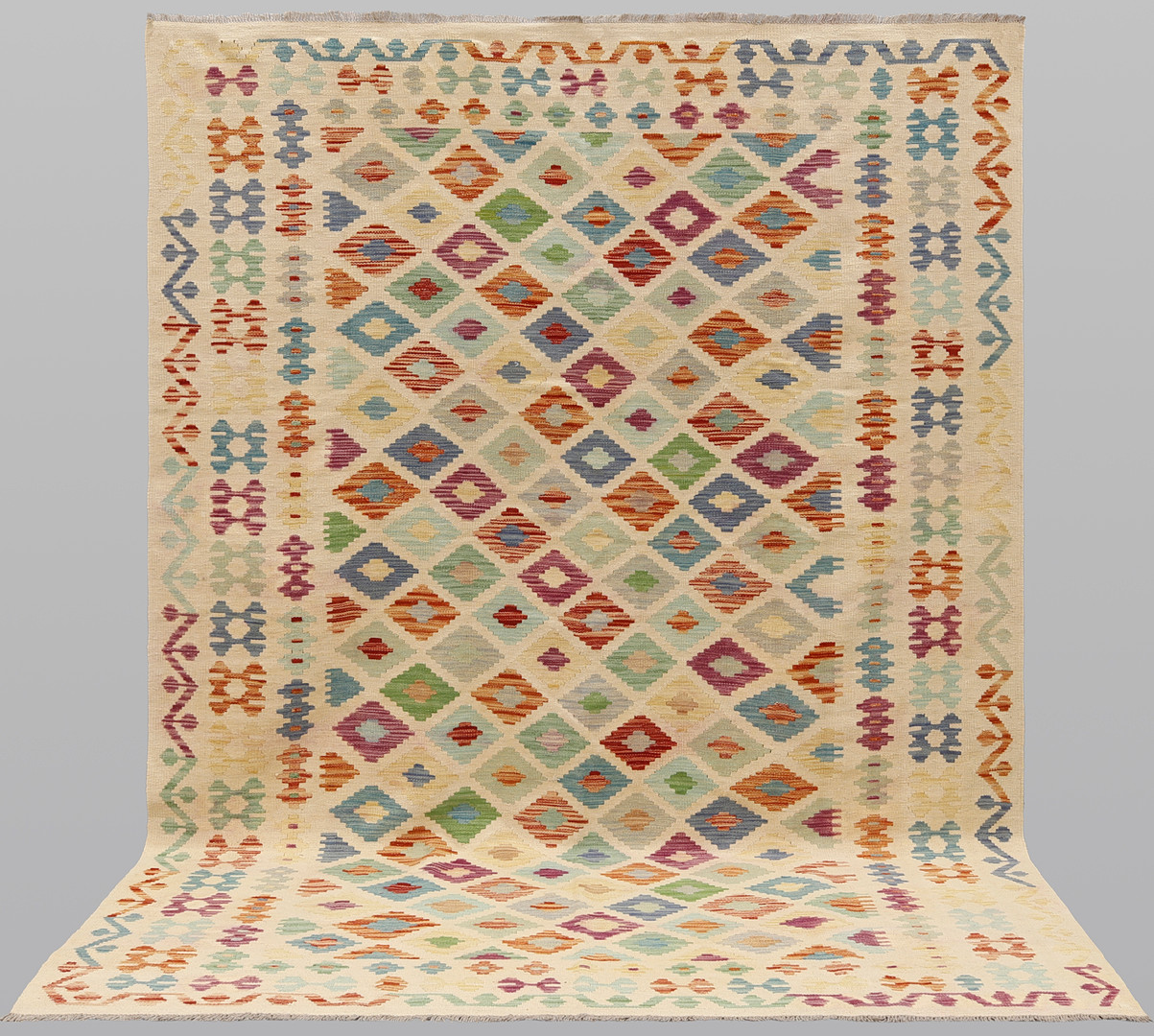 ORIENTMATTA, kelim, handvävd, klassisk design, ca 295 x 197 cm.