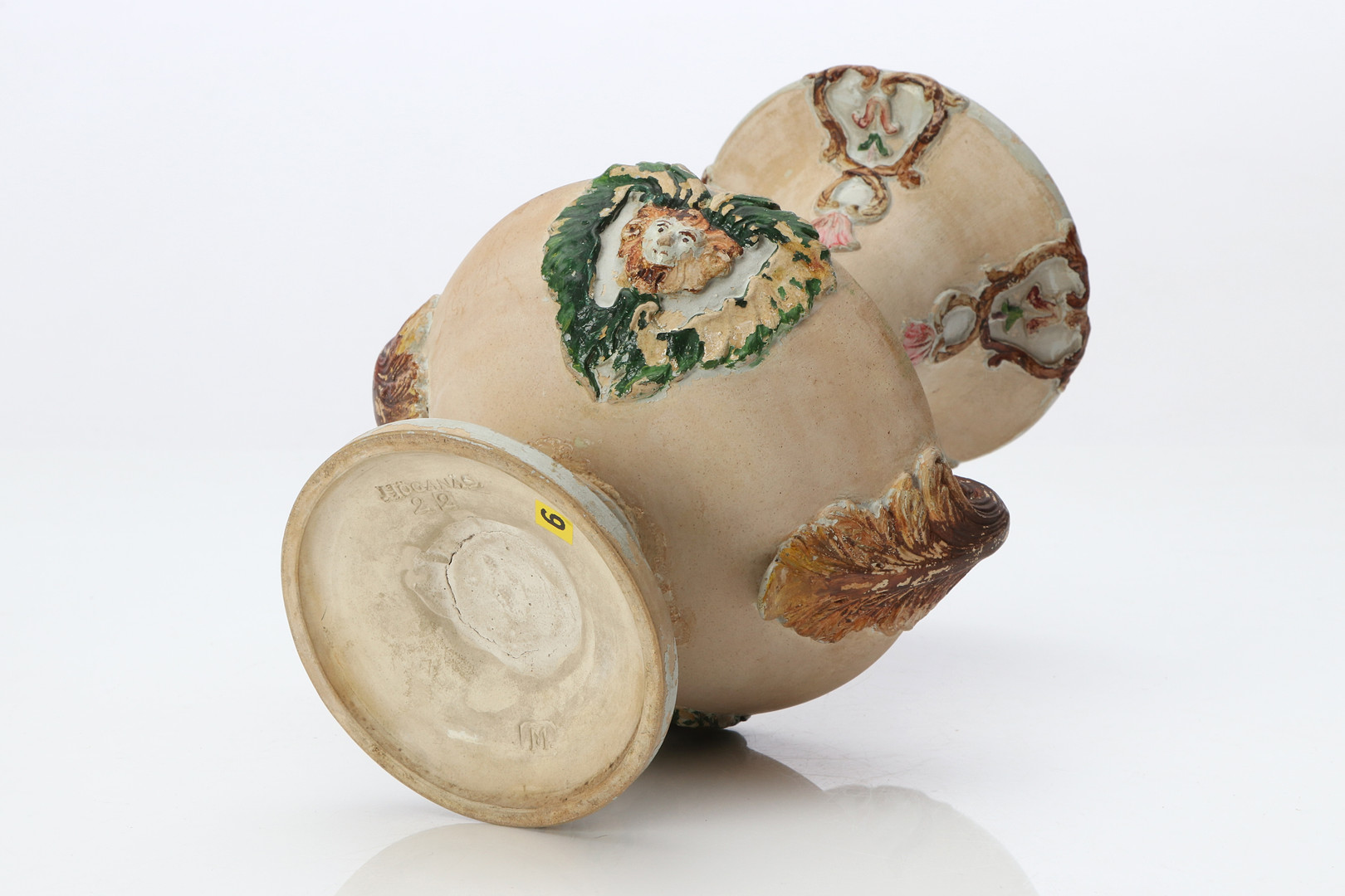 VAS OCH FAT, HÖGANÄS. Glaserad resp. bemålad keramik. 1800-tal.