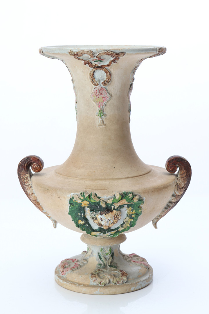 VAS OCH FAT, HÖGANÄS. Glaserad resp. bemålad keramik. 1800-tal.