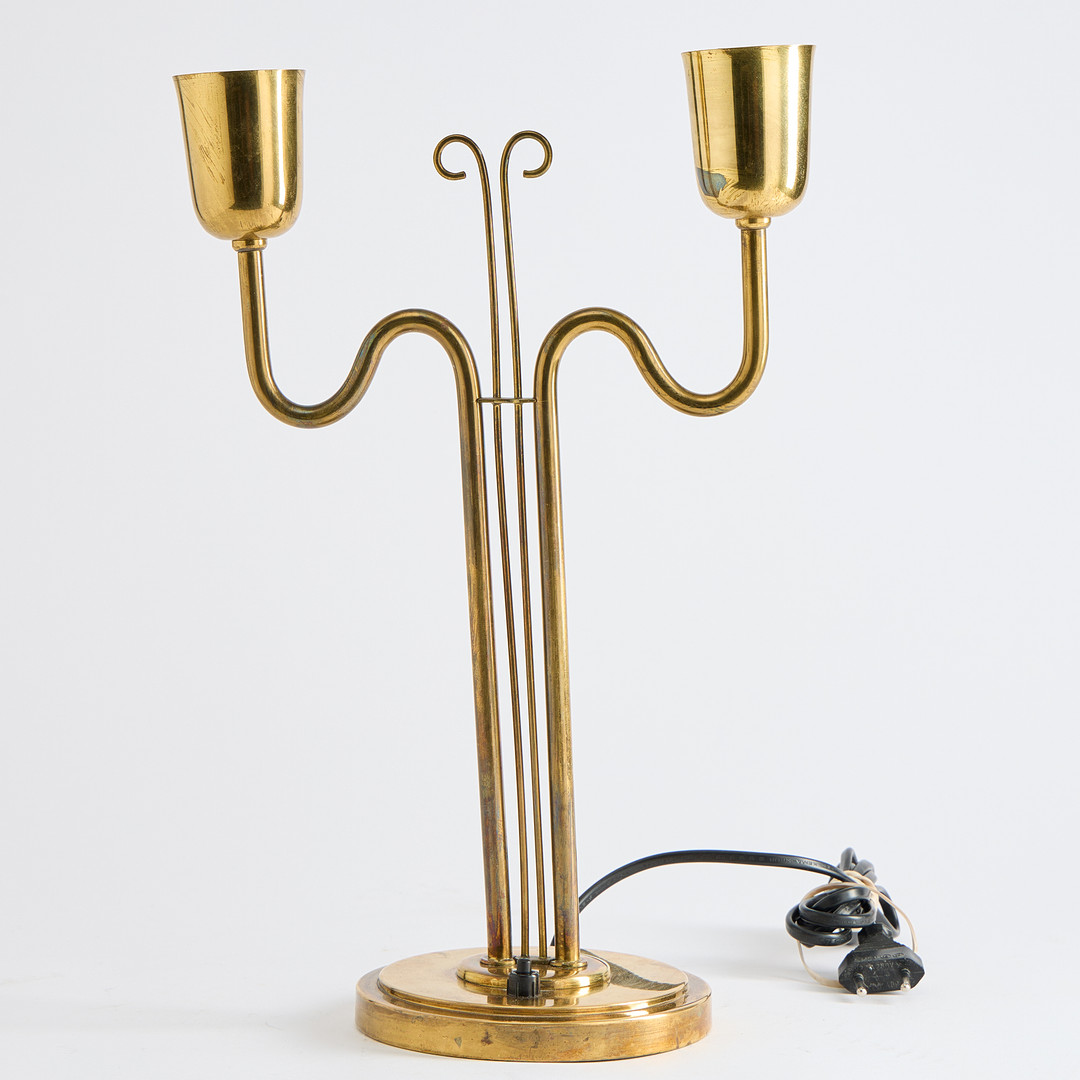 HARALD NOTINI. Bordslampa, Arvid Böhlmarks Lampfabrik, modellnummer 15492, 1940-tal.