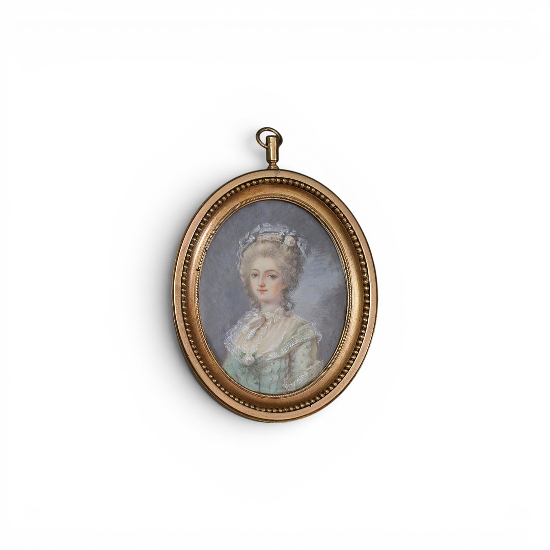 FRENCH SCHOOL, EARLY 20TH CENTURY. 18th Century-like girl.