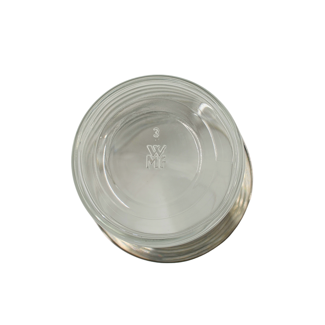 WMF MENAGEN-SET – 4-TEILIG, GLAS UND EDELSTAHL.