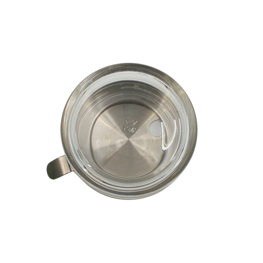 WMF MENAGEN-SET – 4-TEILIG, GLAS UND EDELSTAHL.