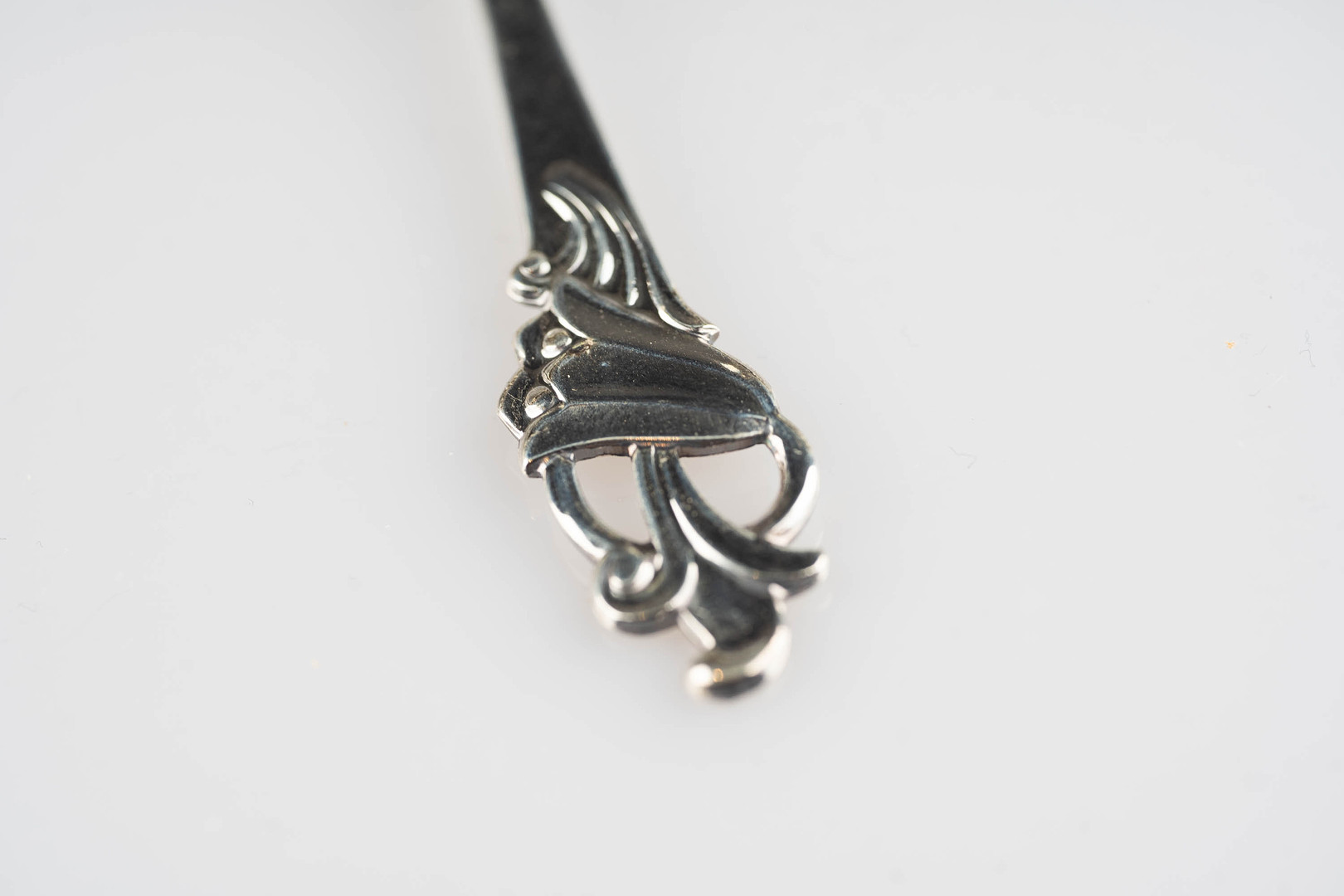 TH. MARTHINSEN. Skedar, 12 st, Silver, 1900-tal.
