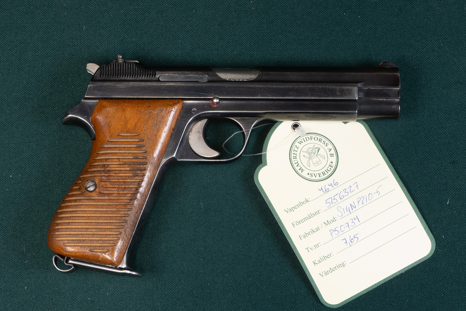 SIG Neuhausen 210 #P50734 SE0068817.