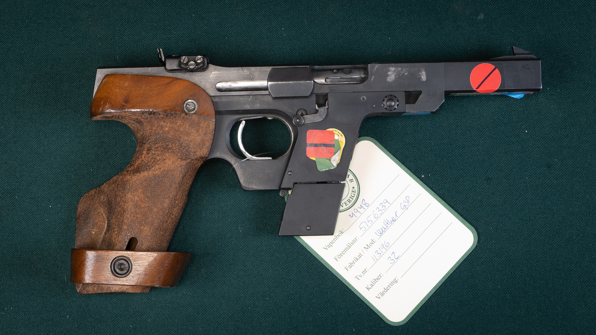 Walther GSP kal. 32 #113196 SE0068810.