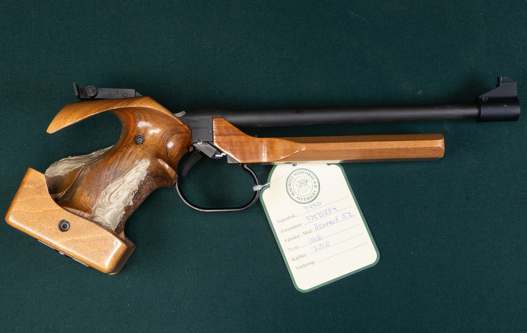 Hämmerli 152 kal. 22LR #11616 SE0034593.