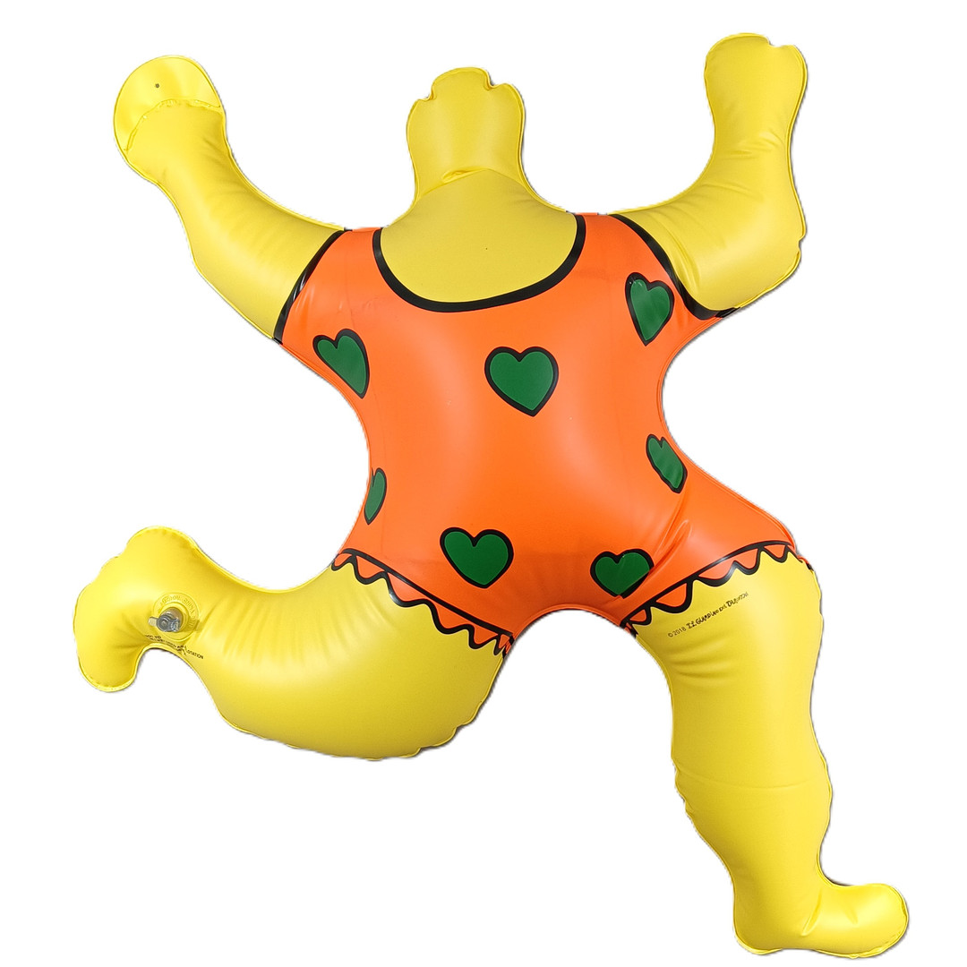 SAINT-PHALLE, NIKI DE. NACH. "Aufblasbare Nana / Inflatable Nana", Vinyl, farbig bedruckt.