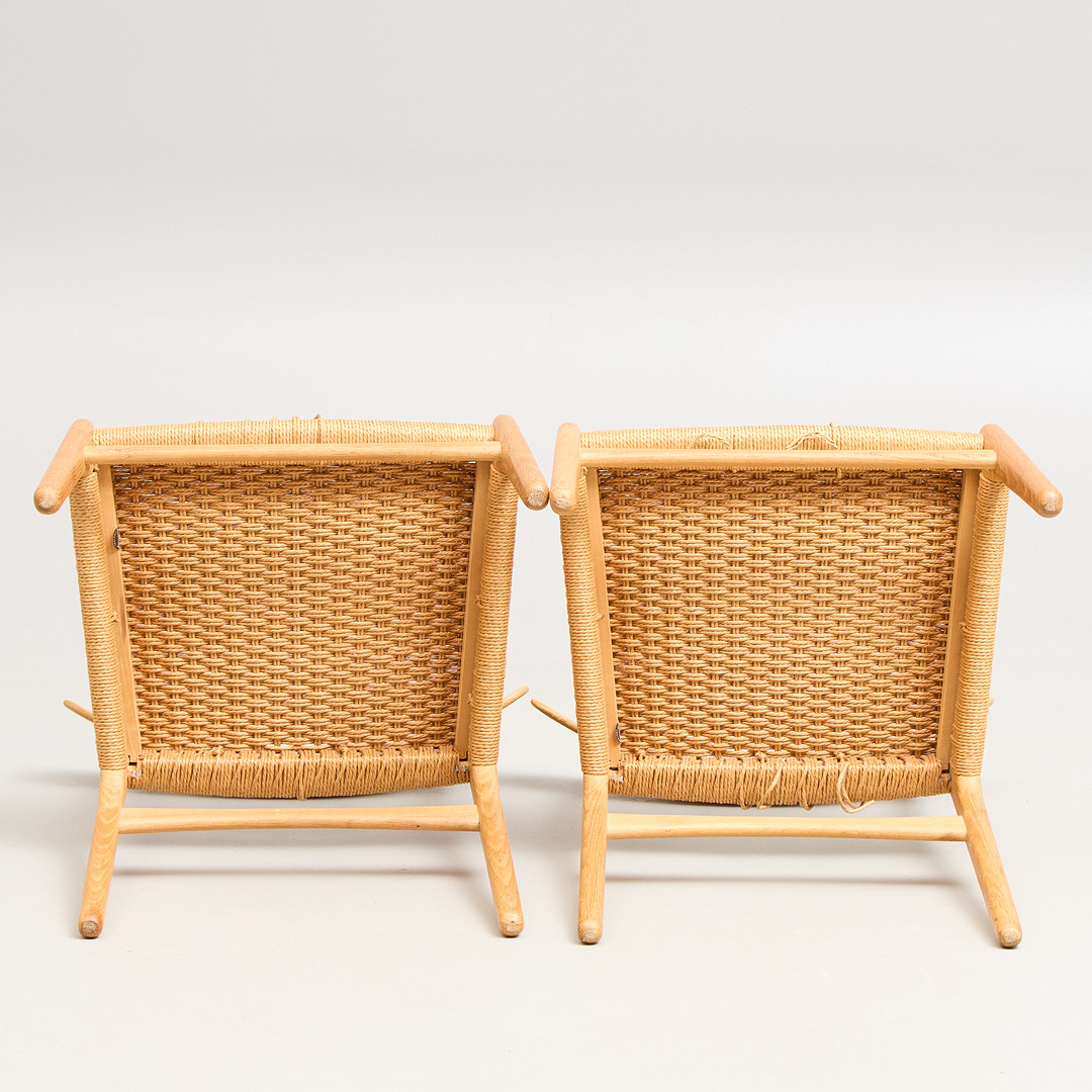 HANS J WEGNER. "CH23", ett par, Carl Hansen & Son, Odense, Danmark.