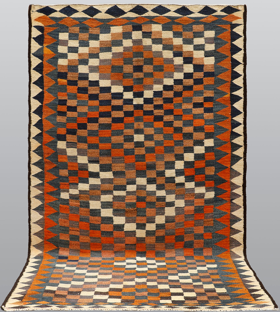 ORIENTMATTA. Äldre Nomad Kelim - växtfärger, 295 x 167 cm.