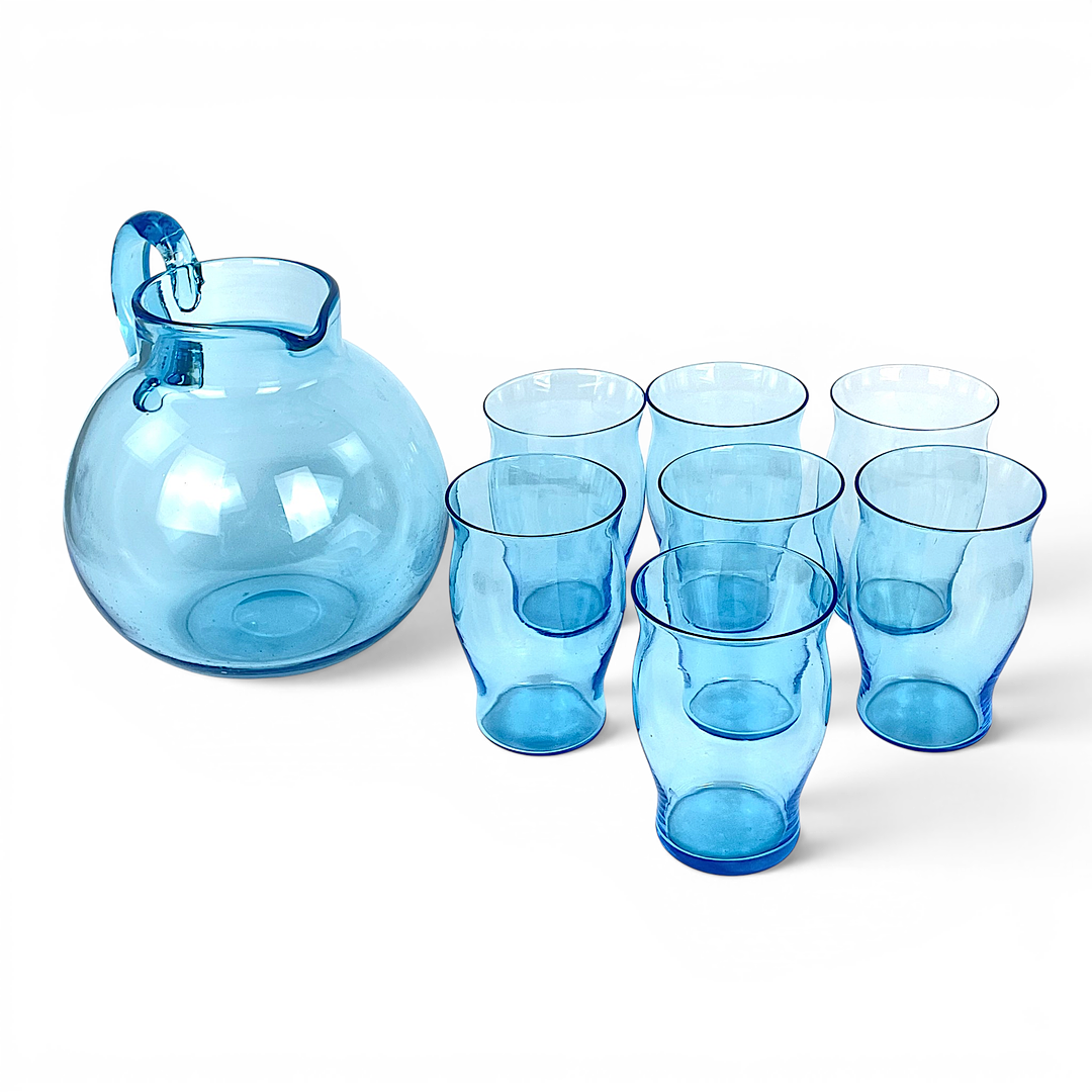 SAFTSERVIS, 8 delar, glas, Johansfors.