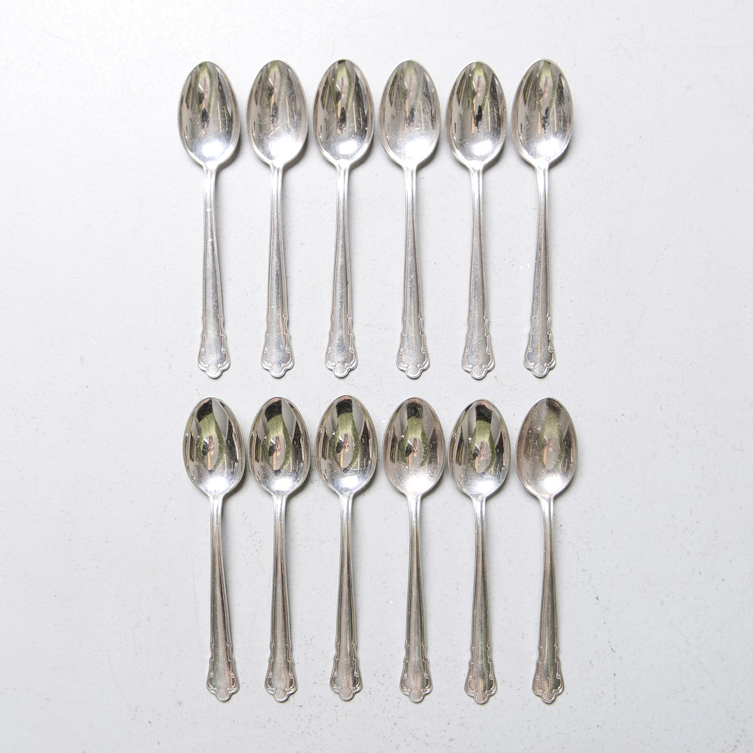 TESKEDAR, 12 st, silver, GAB.