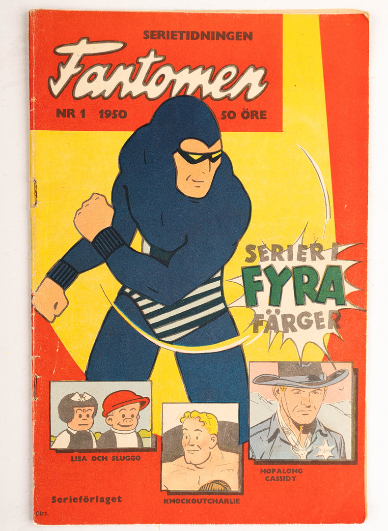 SERIETIDNING, Fantomen, nr 1, 1950.