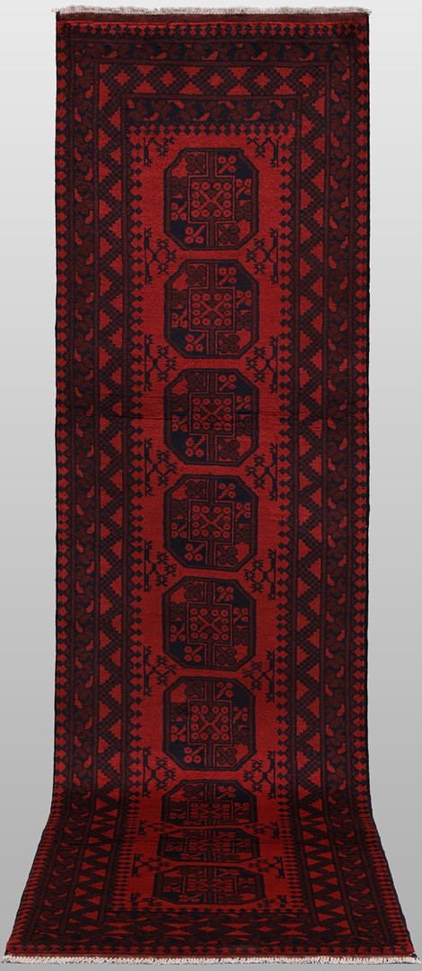 ORIENTMATTA. Afghan gallerimodell, 292 x 78 cm.