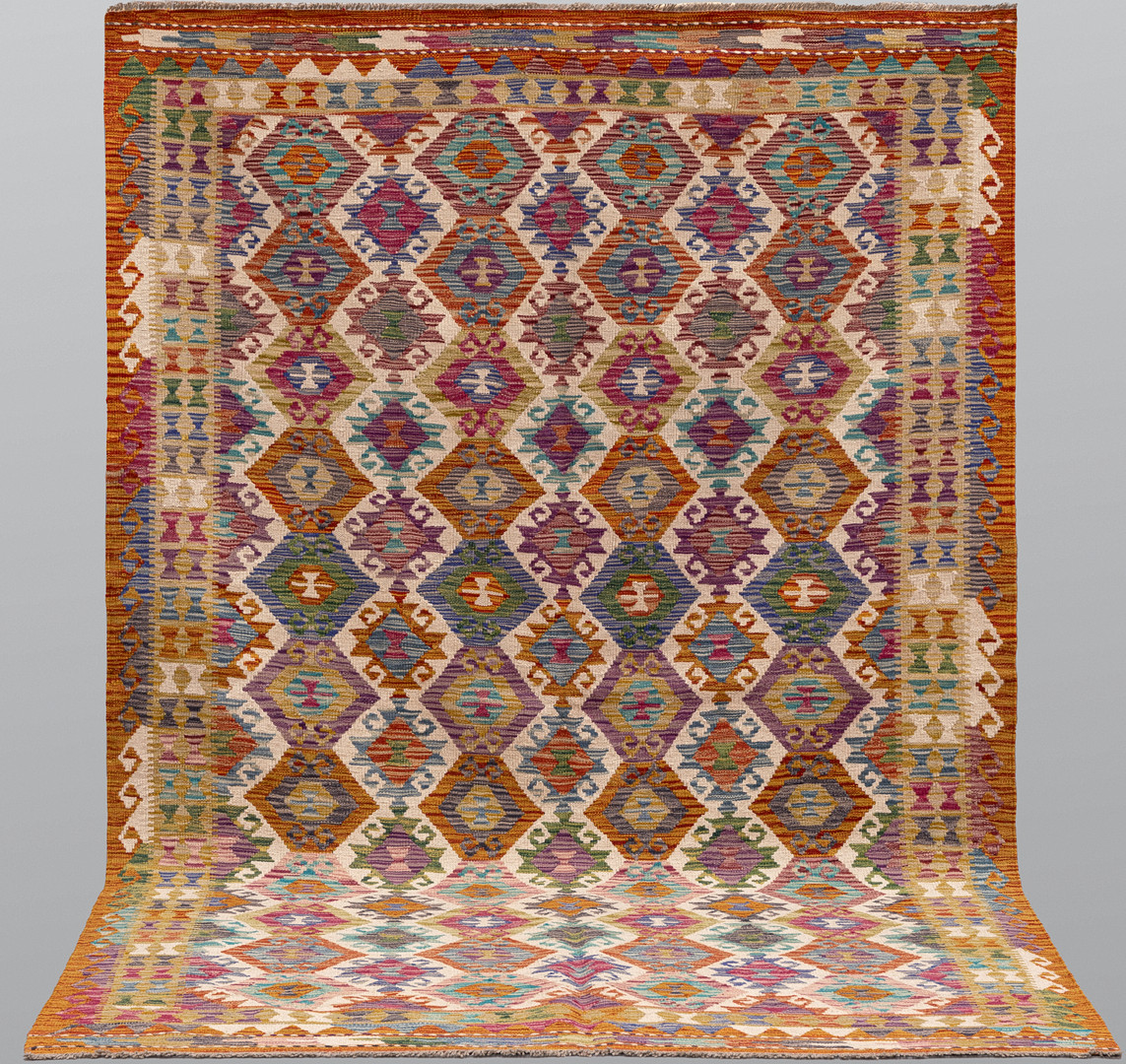 ORIENTMATTA. Kelim klassisk design, 255 x 164 cm.
