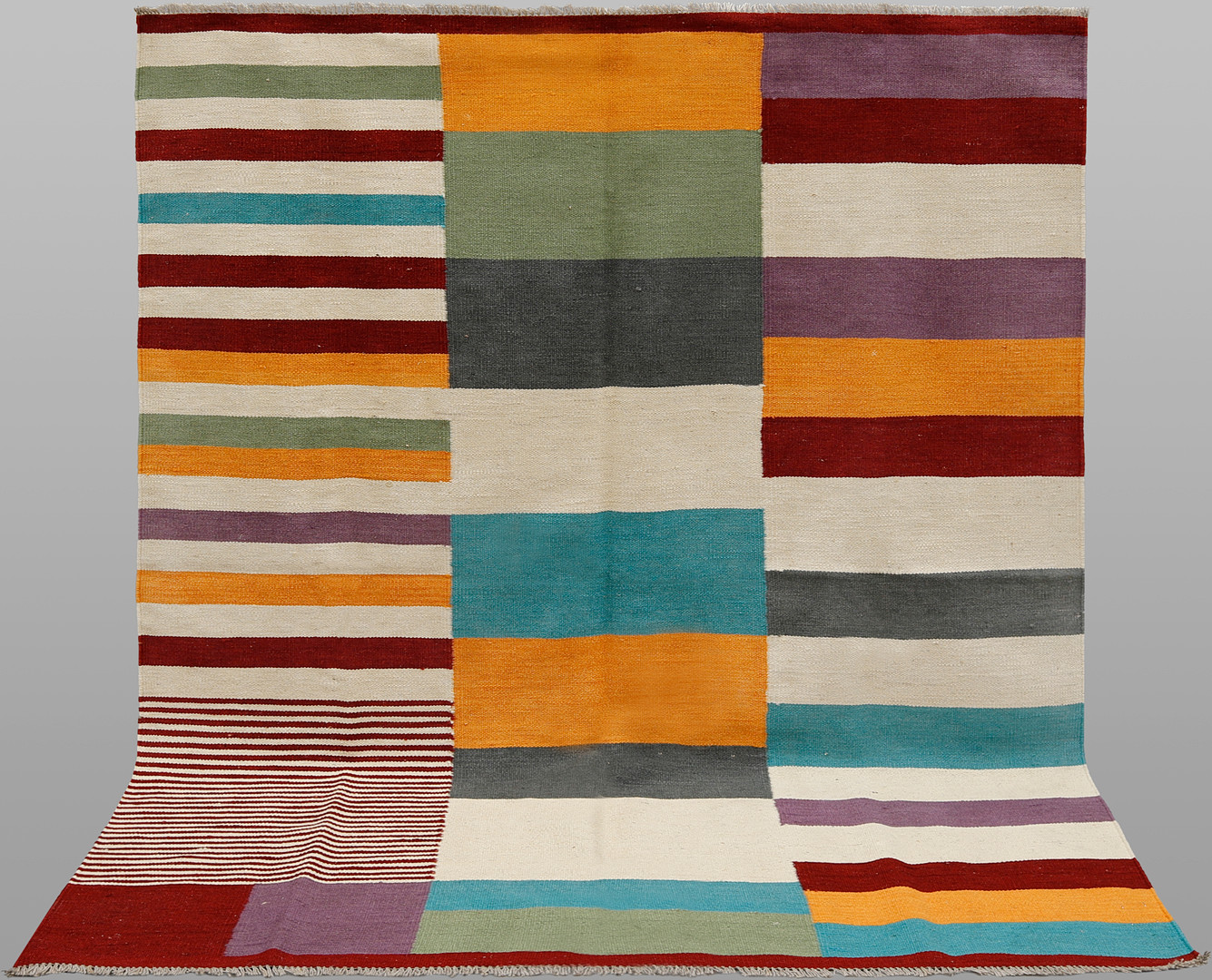 ORIENTMATTA. Kelim modern design, 198 x 148 cm.
