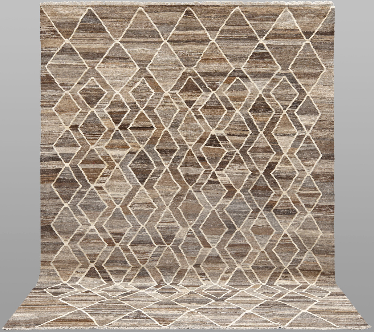 ORIENTMATTA. Kelim Marocko design, 298 x 211 cm.