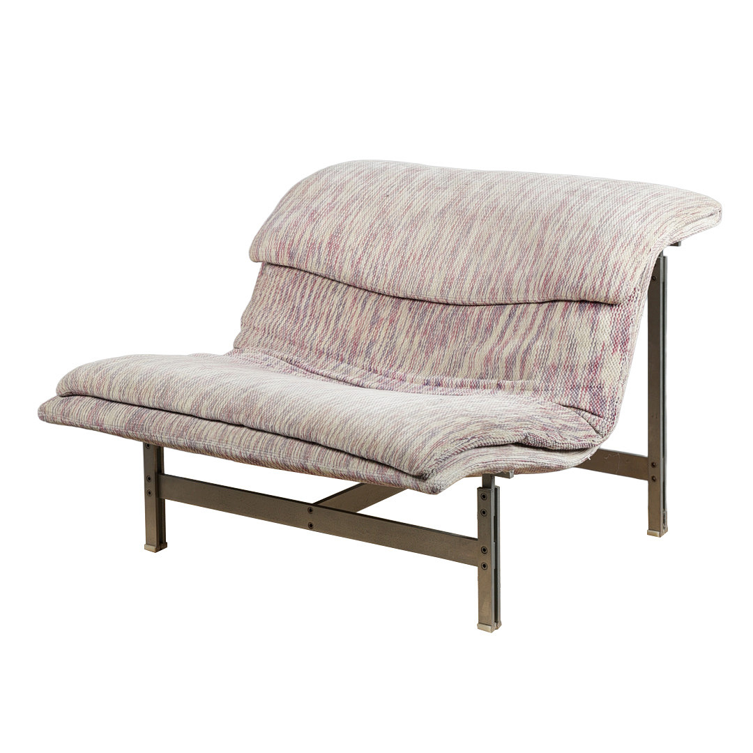1970S SAPORITI ITALIA ONDA WAVE CHAIR DESIGNED BY GIOVANNI OFFREDI.