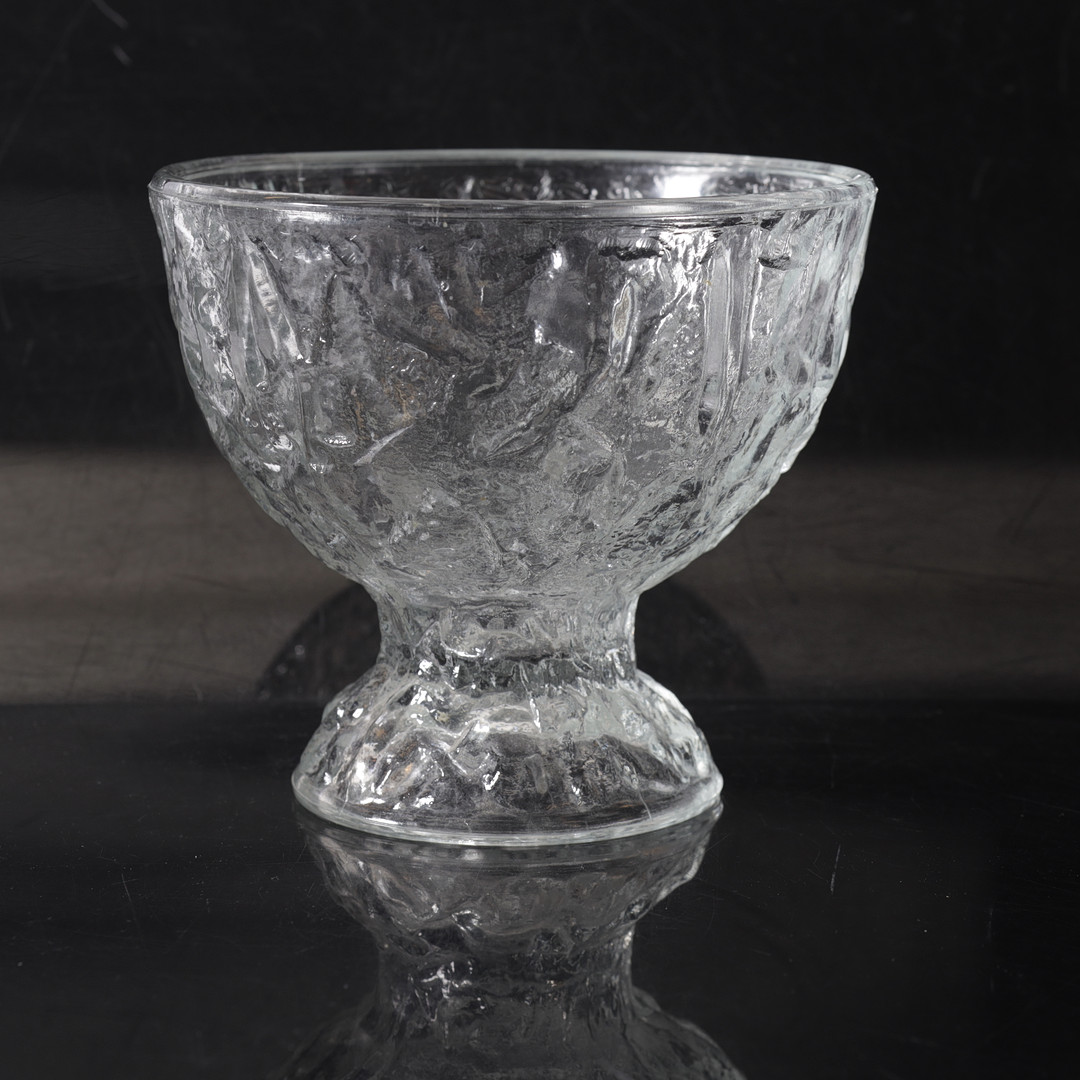 PAVEL PÁNEK. skålar, 1 par, glas, Sklo Union, Tjeckoslovakien, 1900-tal.