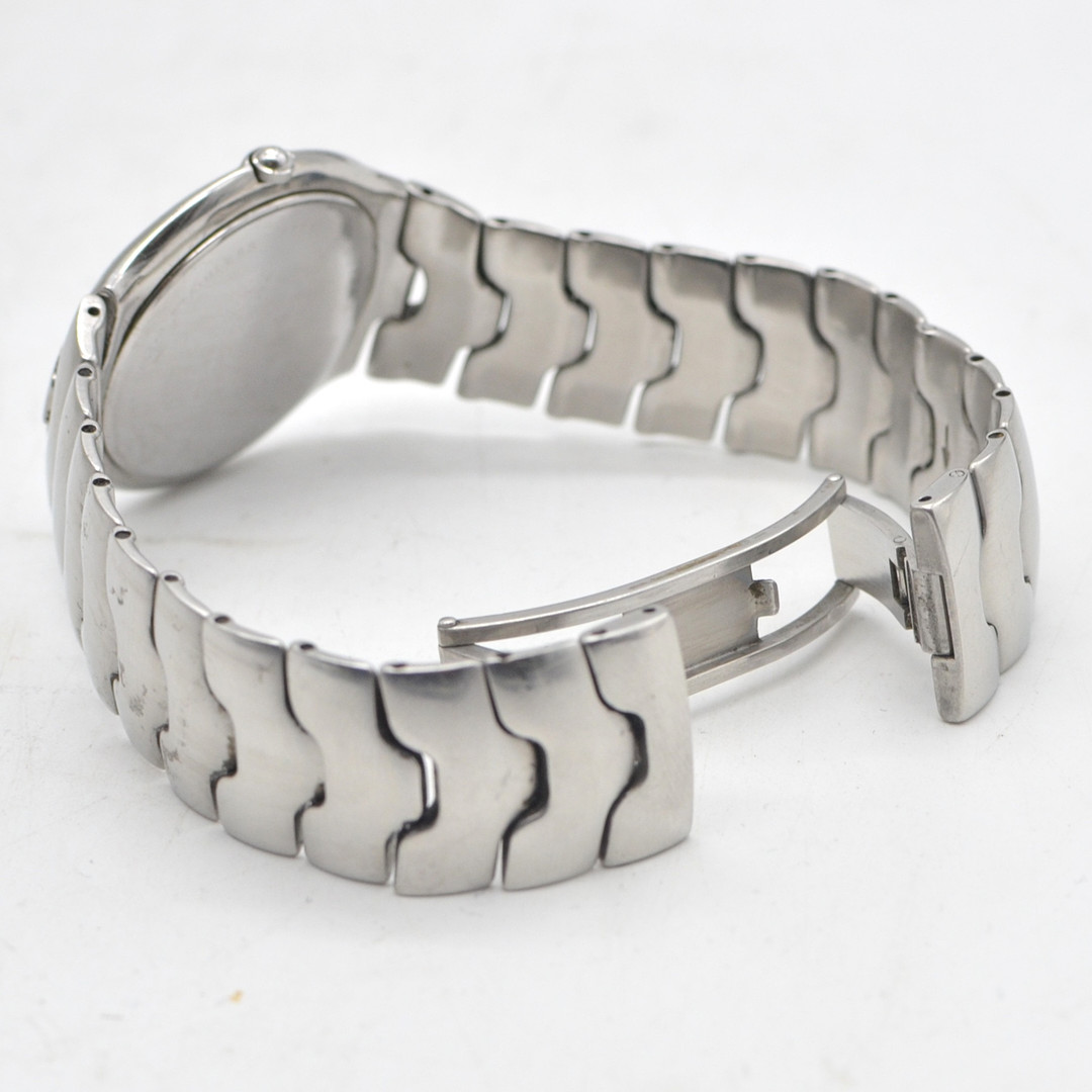 FESTINA, QUARTZ, ARMBANDUHR, EDELSTAHL, MATT, DAYDATE-ANZEIGE, DOPPELFLALTSCHLIESSE, UM 2000ER JAHRE.