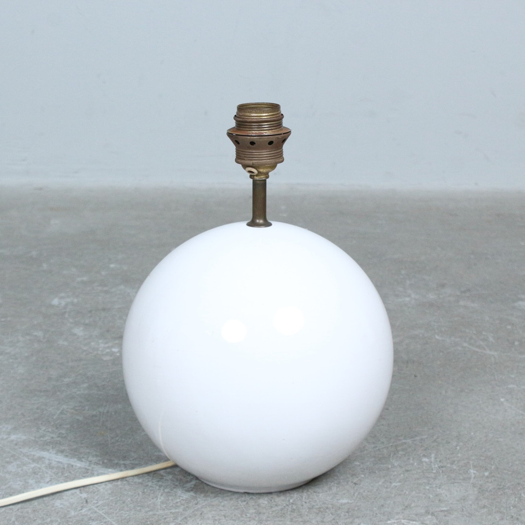 Mid-Century Keramik Tischlampe von Lamperiet Aarhus, 1960er.