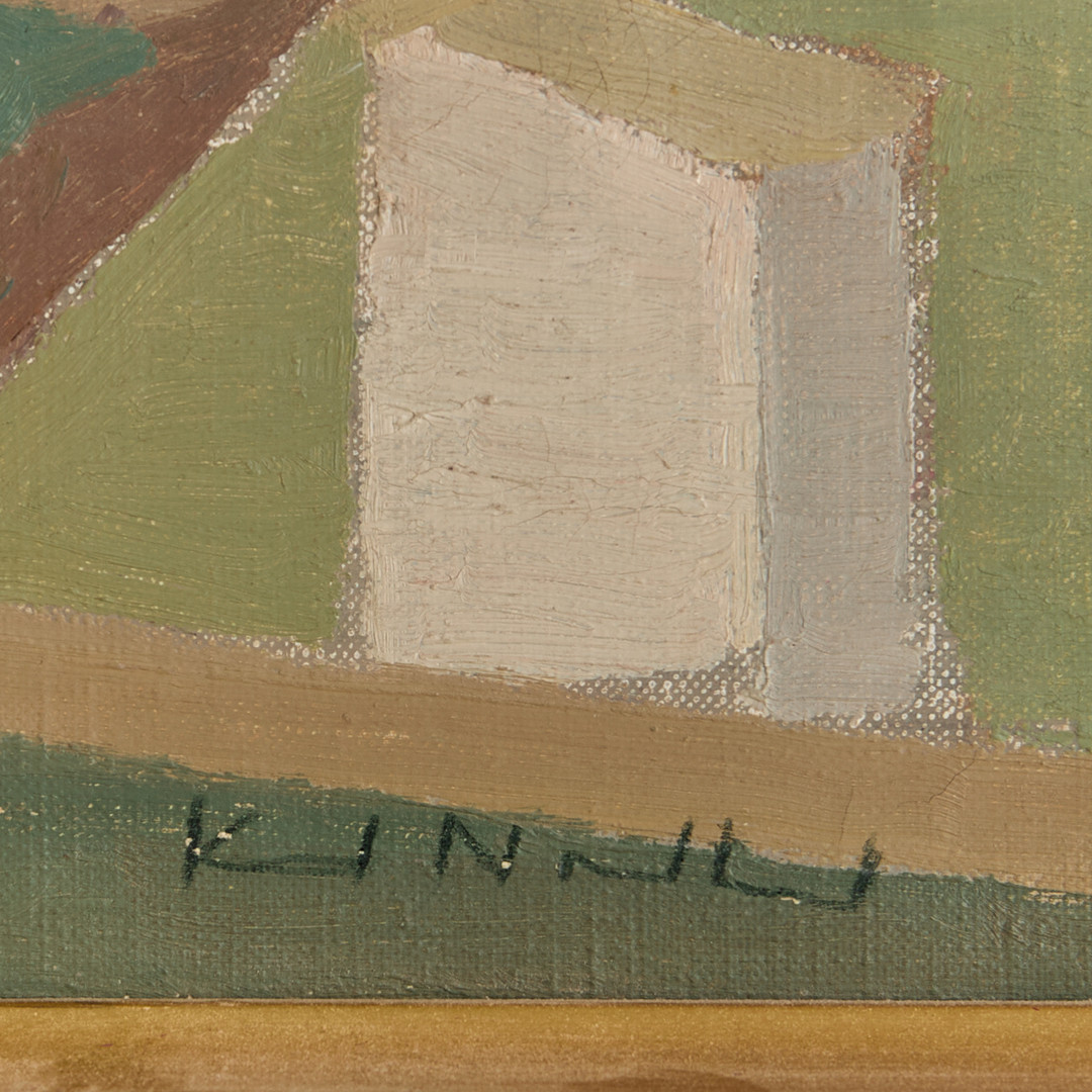 KARL NORDLUND (1916-2003). Sydländskt landskap, signerad, olja på duk.
