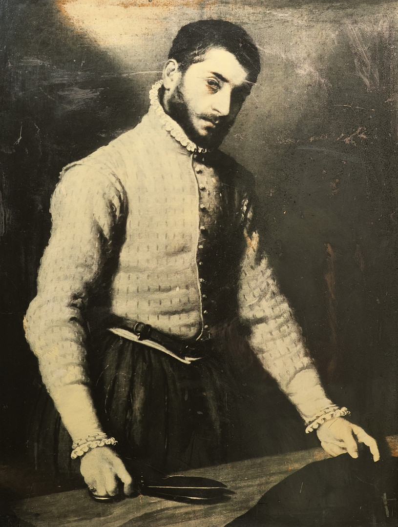TRYCK, "Skräddaren", efter Giovanni Battista Moroni.