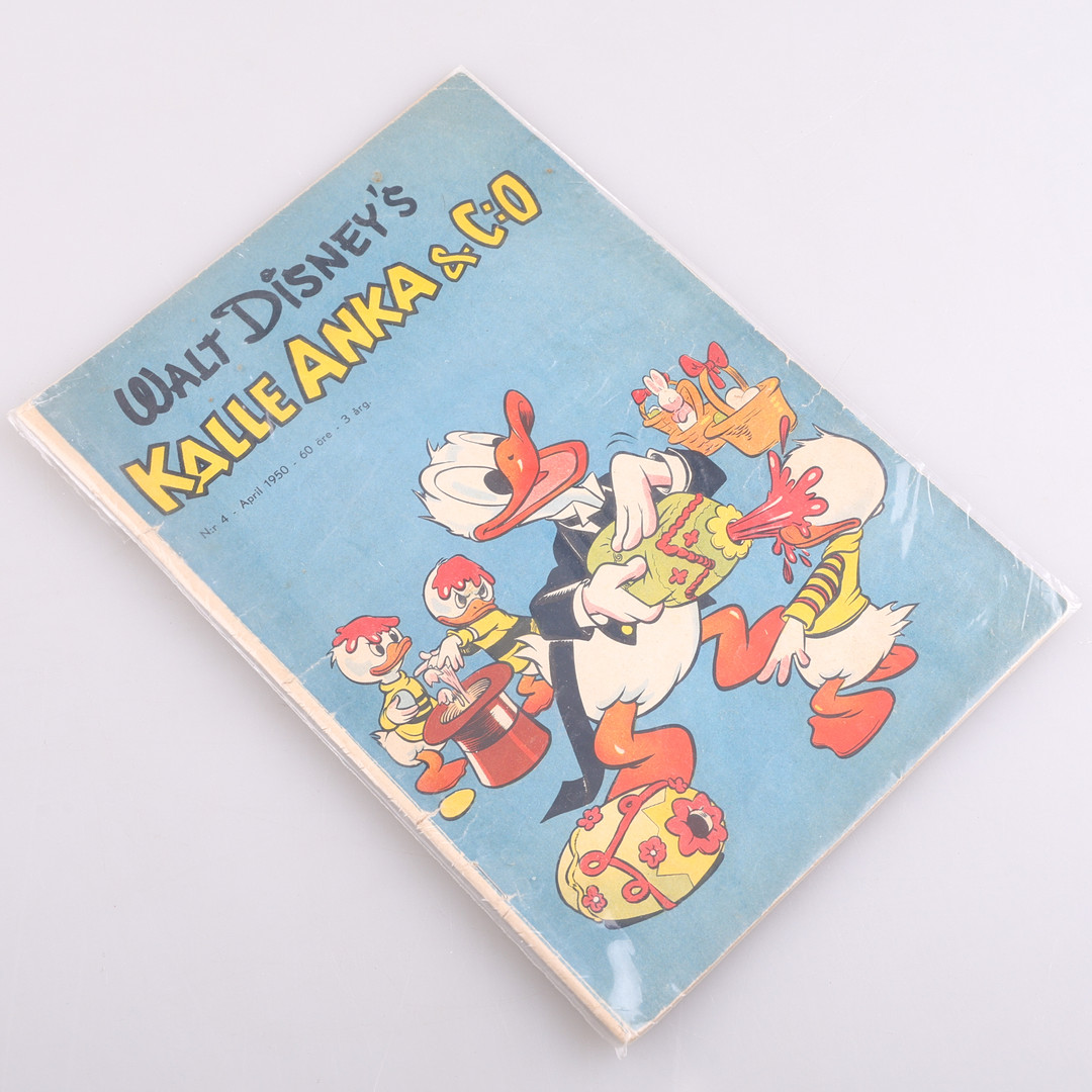 KALLE ANKA & Co, serietidning nr 4, 1950.