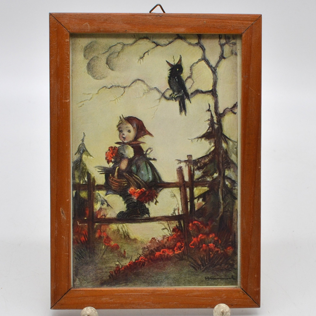 MARIA HUMMEL (1909 - 1946). OHNE TITEL, KÜNSTLERKARTE, VON ARS SACRA, DEUTSCHLAND, FRÜHES 20. JAHRHUNDERT.