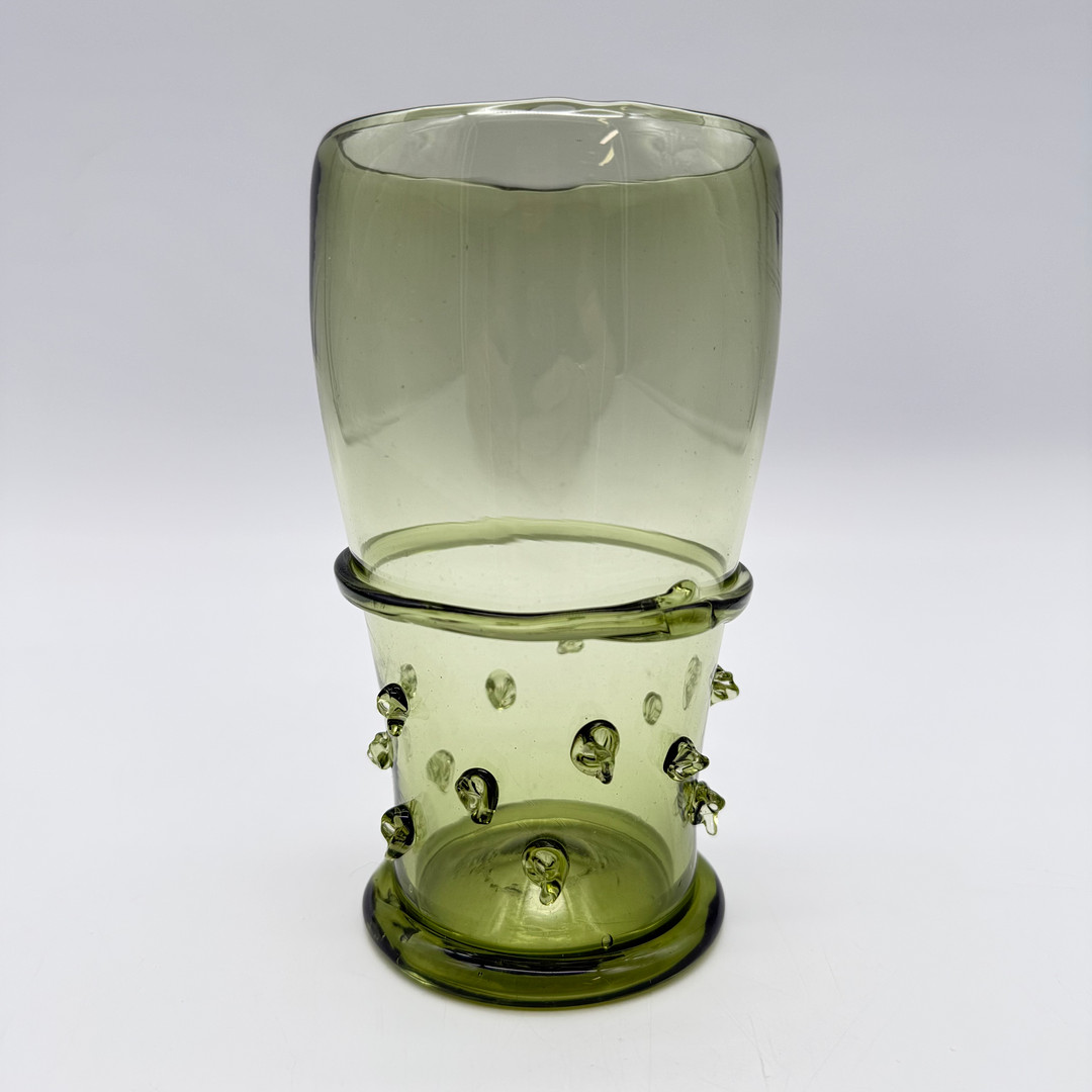 NUPPENBECHER GRÜN WALDGLAS.