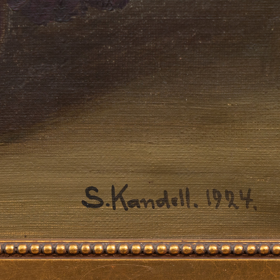 STURE KANDELL (1886-1941). Stilleben, oljapå duk. signerad och daterad 1924.