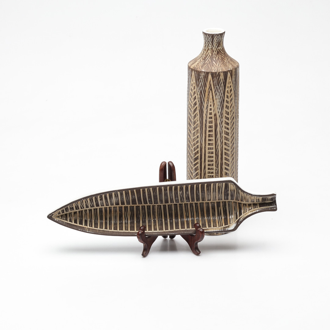 MARI SIMMULSON. VAS samt FAT, Senegal samt Nigeria, Upsala Ekeby, 1950/60-tal.