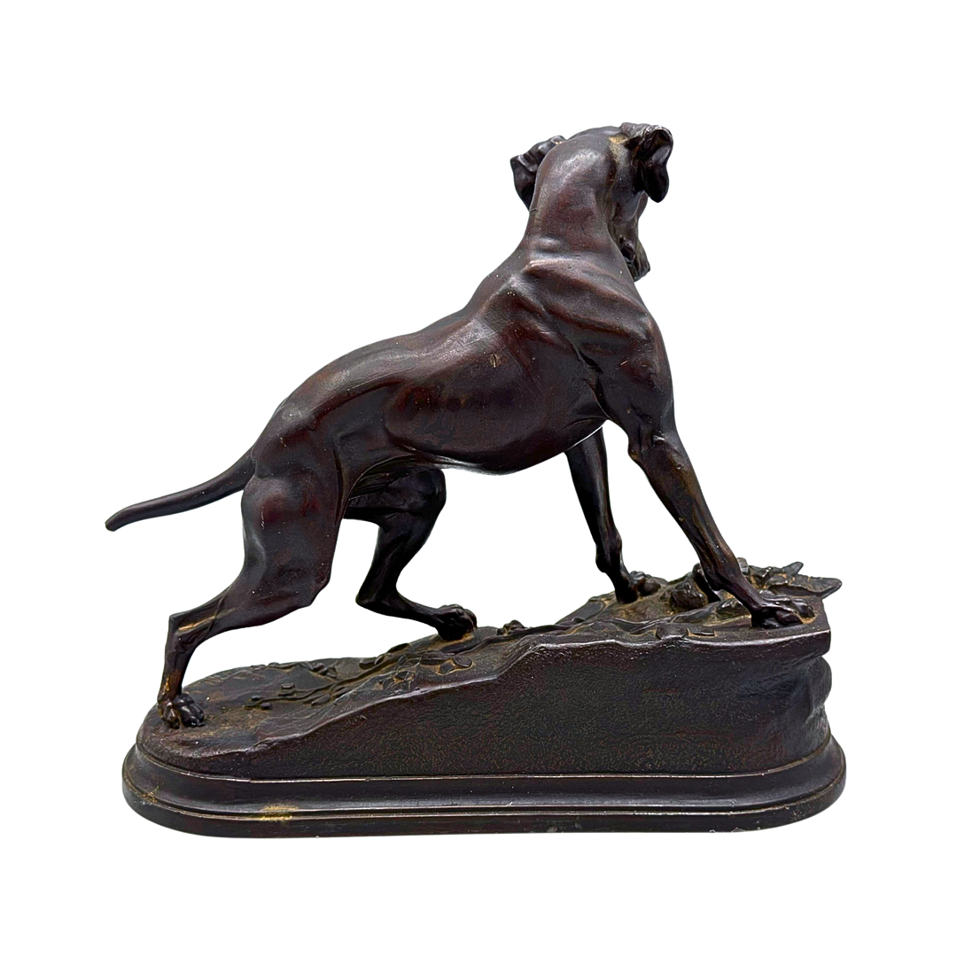 JULES MOIGNIEZ (1835–1894), SIGNIERTER BRONZE-EHRENPREIS „SAARGEBIET 1926“.