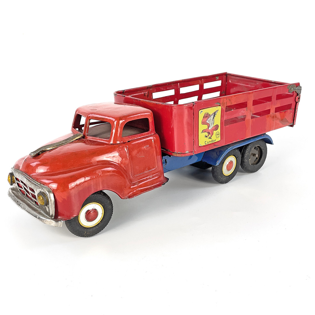 PLÅTLEKSAK. Lastbil, Condor, Marusan, Japan, 1956.