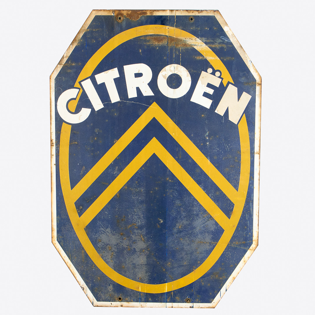 REKLAMSKYLT. Citroën, 1920/-30-tal.