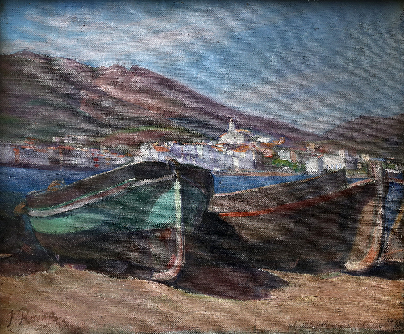 JOSEP ROVIRA I SOLER. View of Cadaqués.