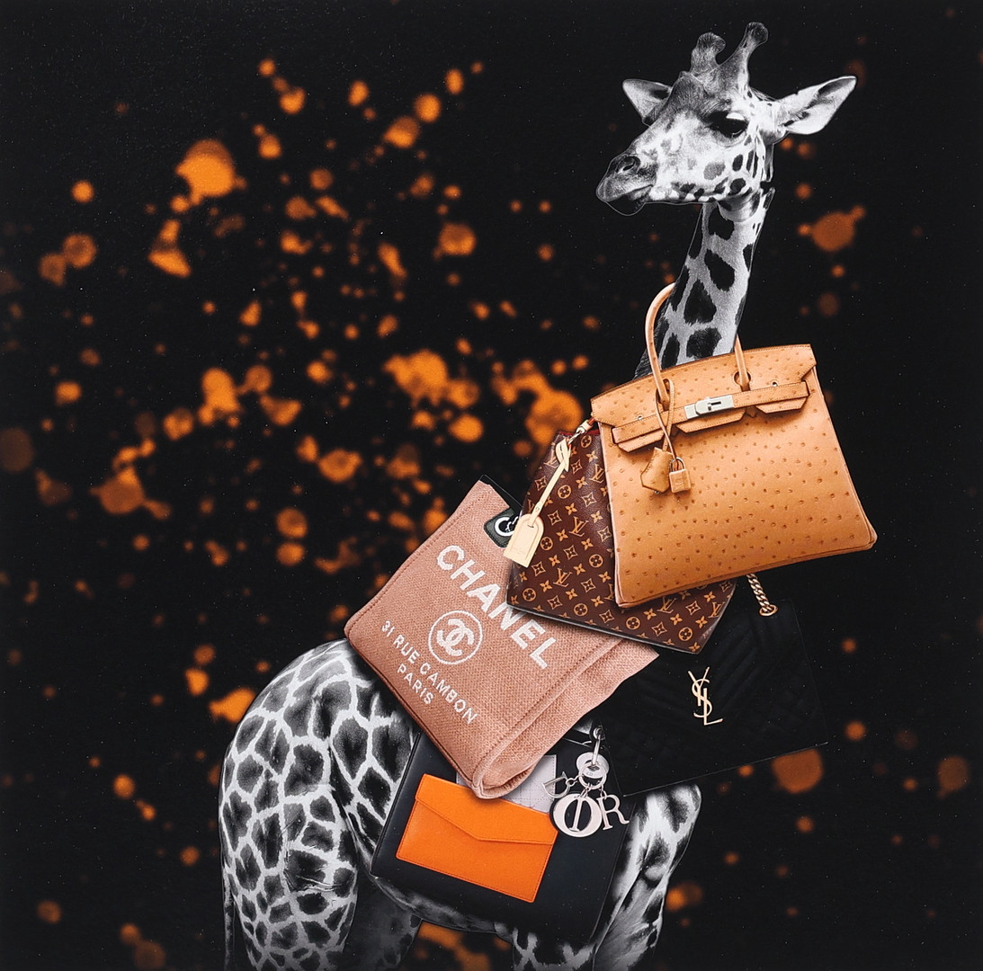 Mixed media, "Looking For A New Handbag", signerad, numrerad 125/199.