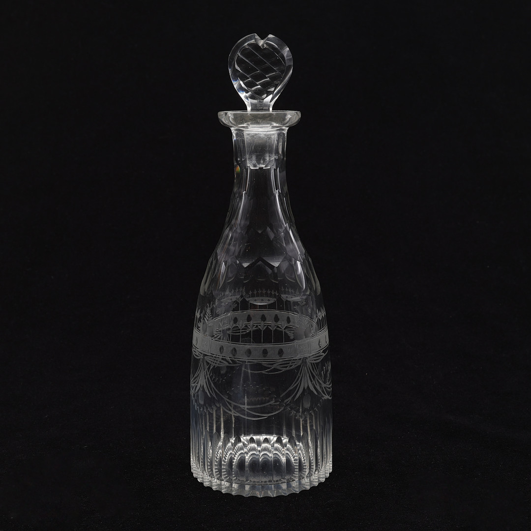 GLASKARAFFER, 4 ST, 1800-TAL.